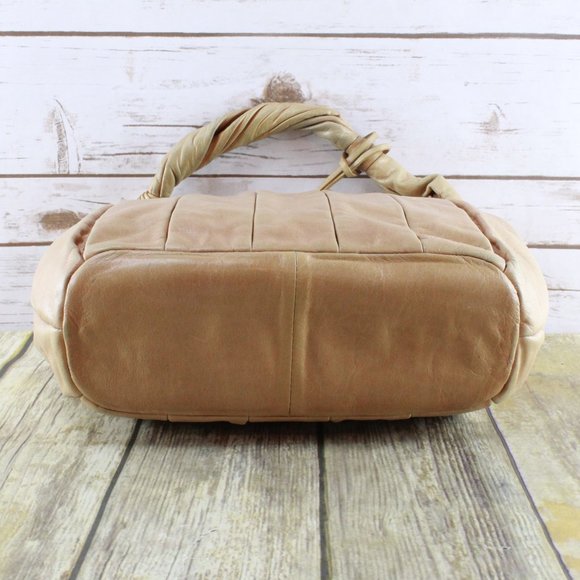 SALE! DONALD J PLINER Leather Pleated HOBO Bag Handbag - Picture 5 of 8